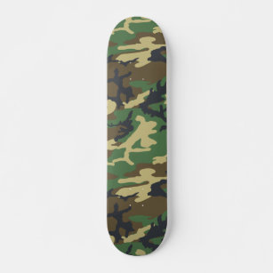 Skate Padrão de Camouflage Woodlands