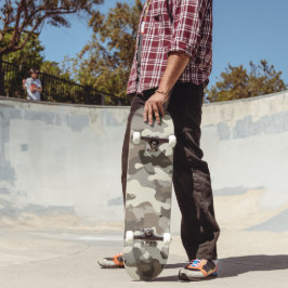 Skate Padrão de Camuflagem Militar de Inverno