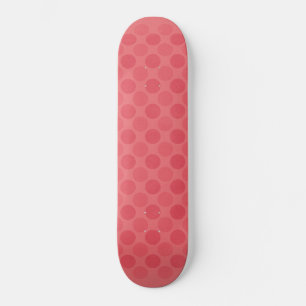 Skate Padrão de círculos vermelhos retroversos