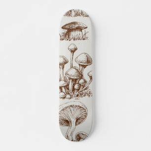 Skate Padrão de cogumelo