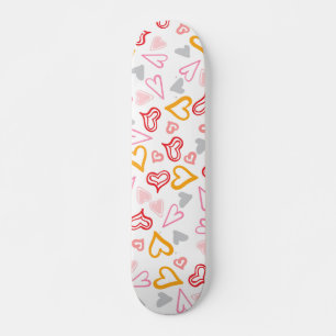 Skate Padrão de Corações 26