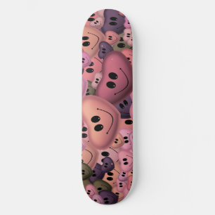 Skate Padrão de Corações Estético