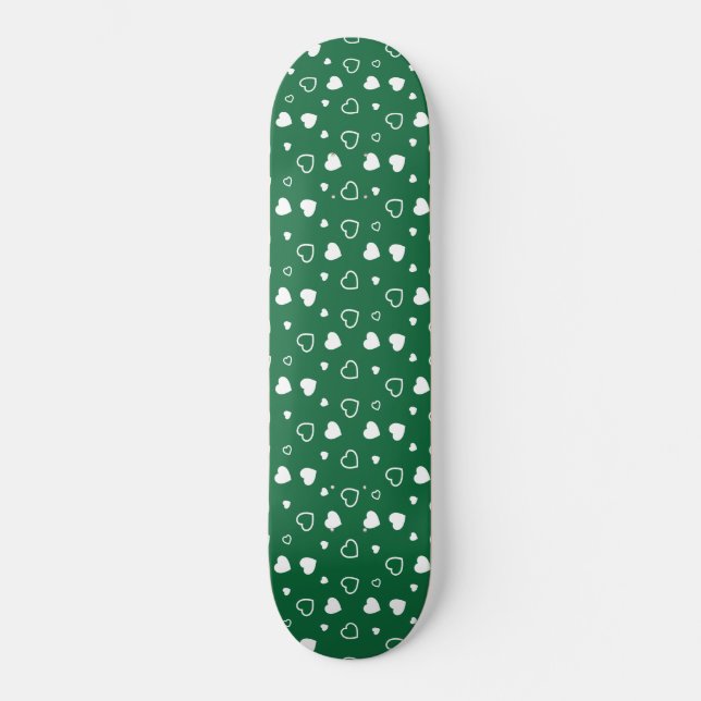 Skate Padrão de corações estilizados 6 (Frente)