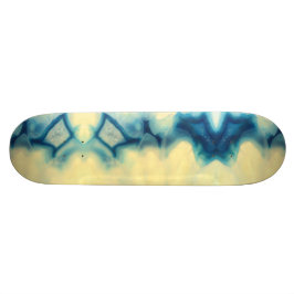 Skate Padrão de Cristal Gemstone Gode Gemstone Blue Ecru