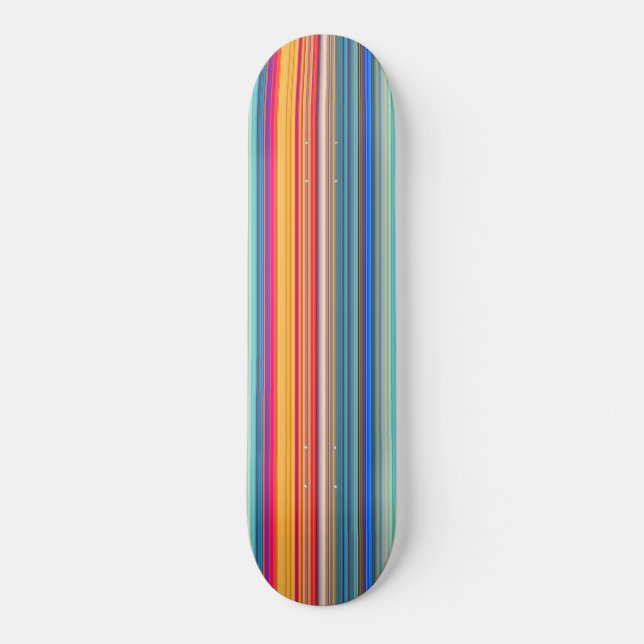Skate Padrão de distribuição multicores (Frente)