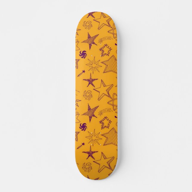 Skate Padrão de estrelas (Frente)