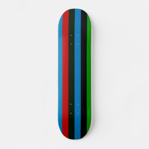 Skate Padrão de Faixa de Cor Retro 6