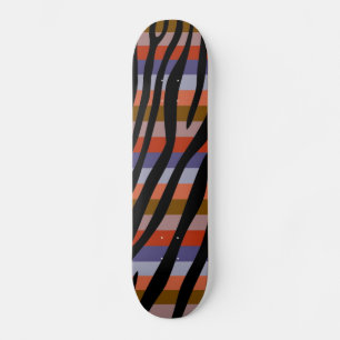 Skate Padrão de Faixa de Zebra de Cor Retroativa 6