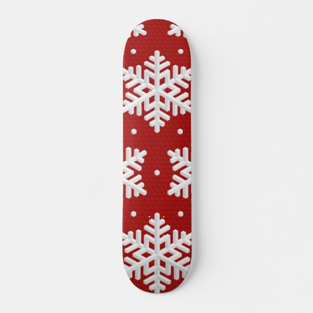 Skate Padrão de floco de neve (Frente)