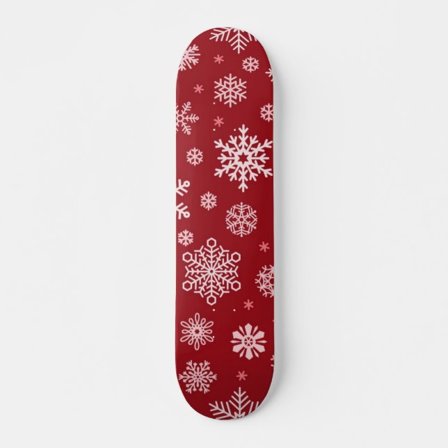 Skate Padrão de floco de neve (Frente)