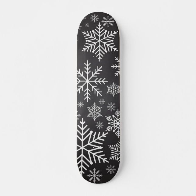 Skate Padrão de floco de neve (Frente)