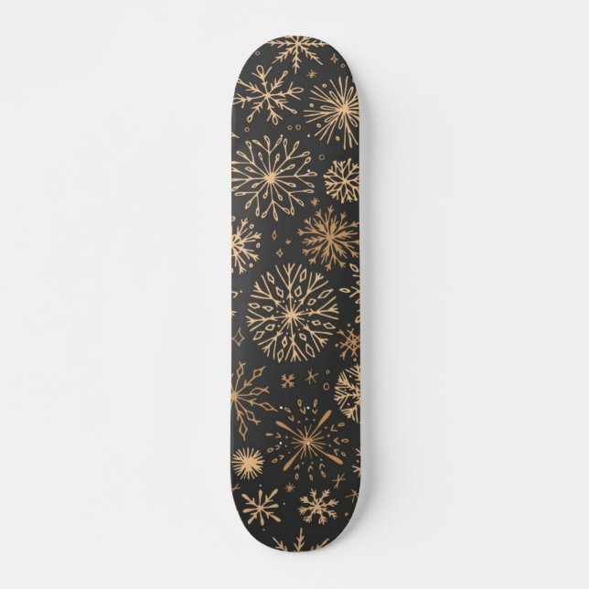 Skate Padrão de floco de neve (Frente)