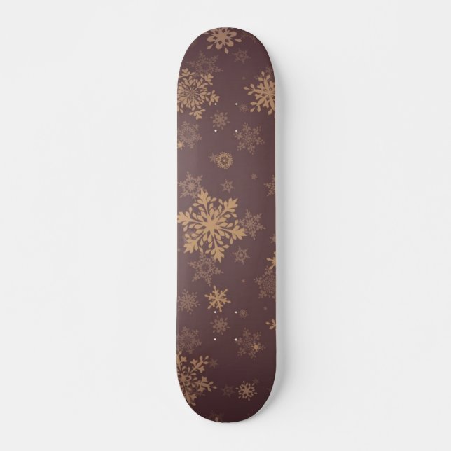 Skate Padrão de floco de neve (Frente)