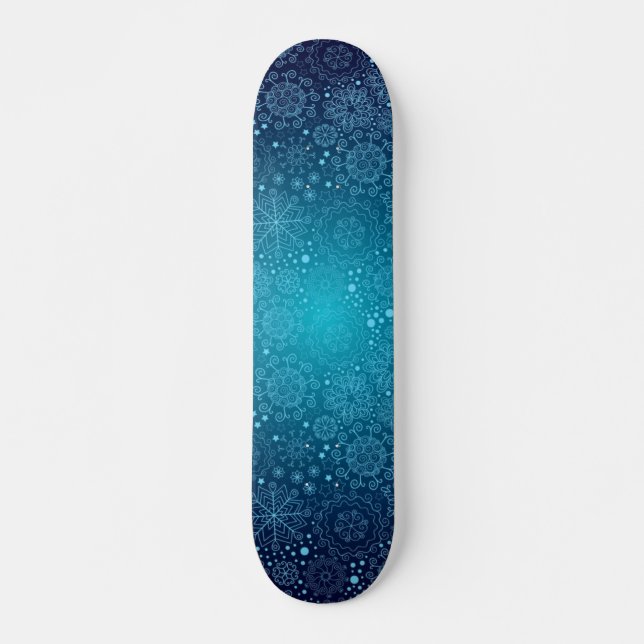 Skate Padrão de floco de neve (Frente)