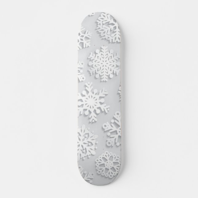 Skate Padrão de flocos de neve (Frente)