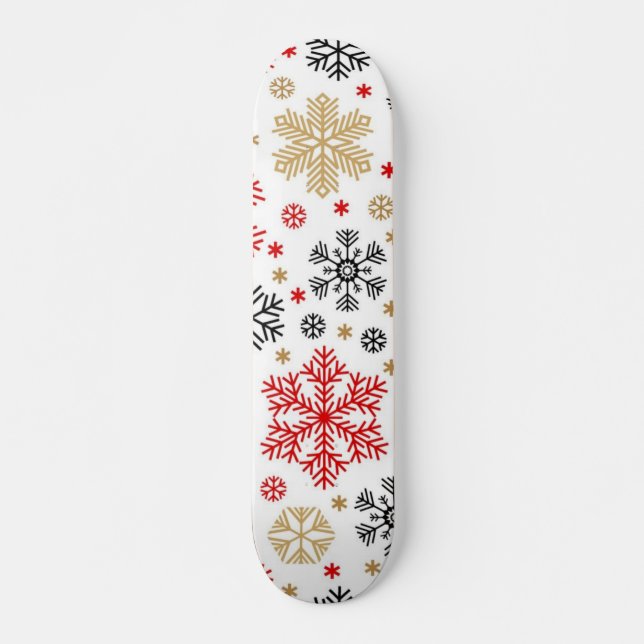 Skate Padrão de flocos de neve (Frente)