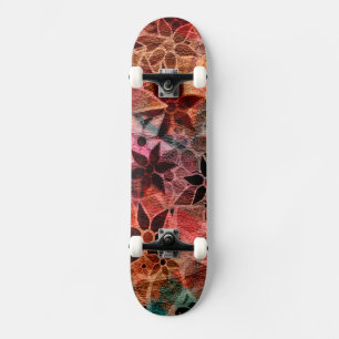 Skate Padrão de Flor de abstrato Art nº 3