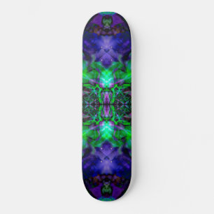 Skate Padrão de flor de caleidoscópio roxo