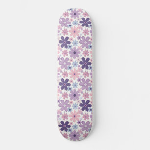 Skate Padrão de Flor Y2K