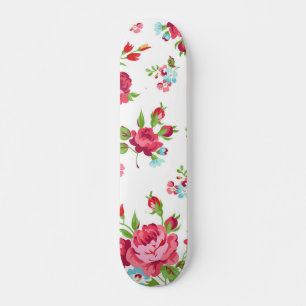 Skate Padrão de flores