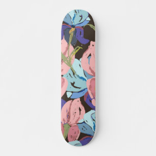 Skate Padrão de flores