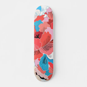 Skate Padrão de flores
