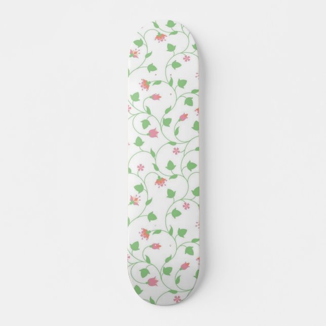 Skate Padrão de flores (Frente)