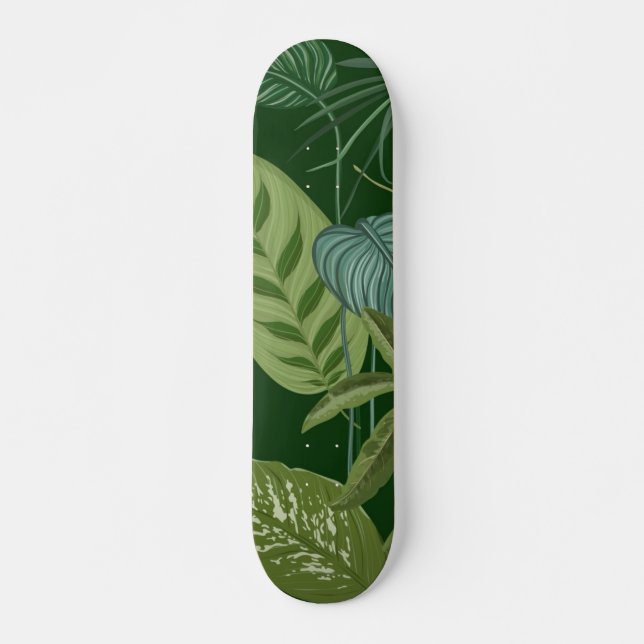 Skate Padrão de folhas (Frente)