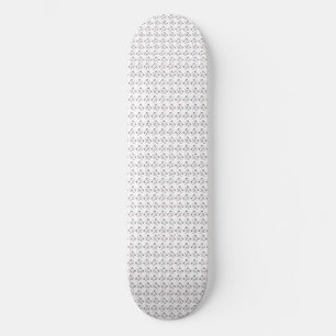 Skate Padrão de Gato Bonito Invisível Fundo