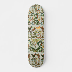 Skate Padrão de Impressão de Borboleta Mariposa Vintage