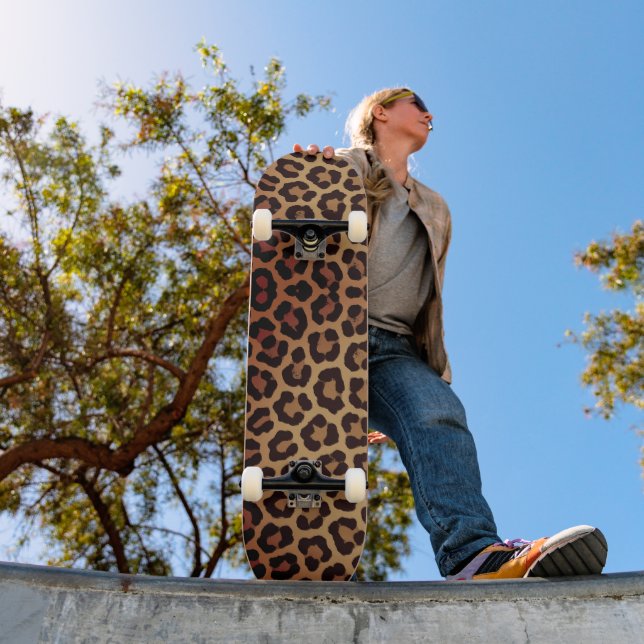 Skate Padrão de Impressão de Leopardo (Ao ar livre 1)