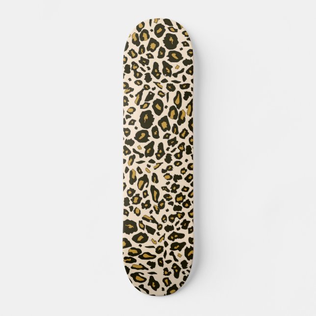 Skate Padrão de impressão leopardo (Frente)