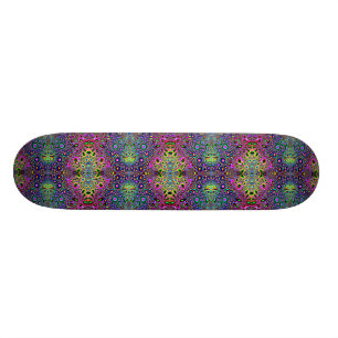 Skate Padrão de Kaleidoscópio Abstrato