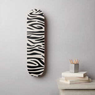 Skate Padrão de Linhas Zebra
