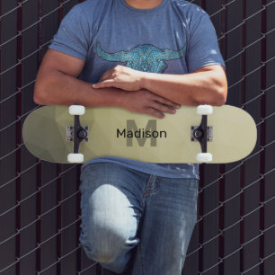 Skate Padrão de malha mbre das cinzas amarelas claras Mo