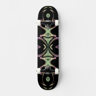 Skate padrão de moda dourado moderno