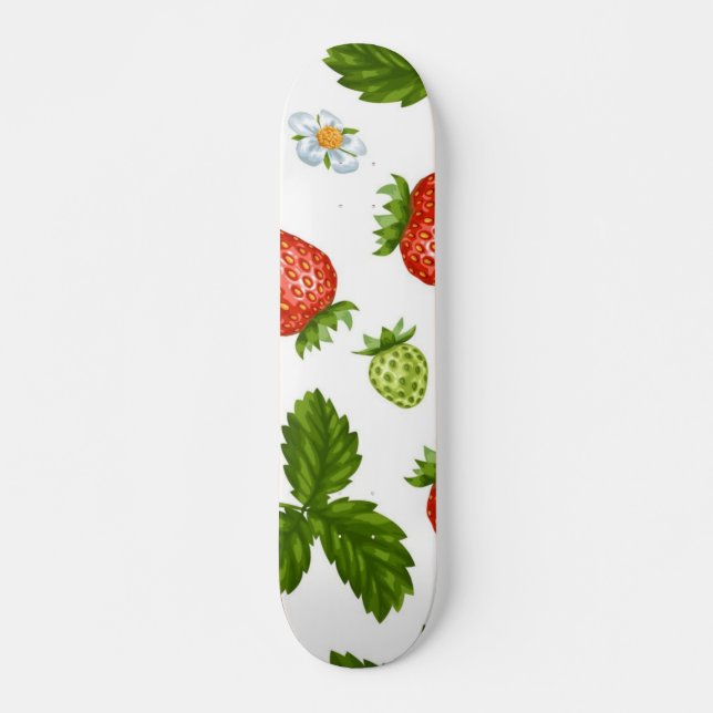 Skate Padrão de morango (Frente)