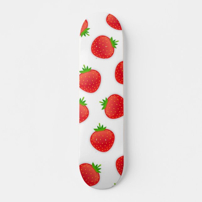 Skate Padrão de morango (Frente)