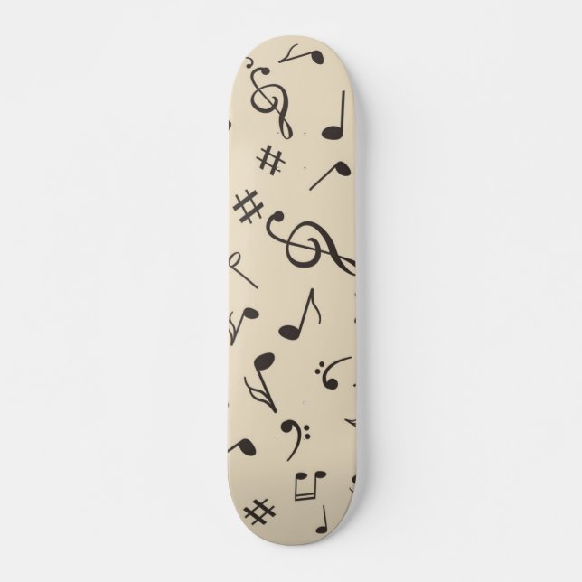 Skate Padrão de música (Frente)