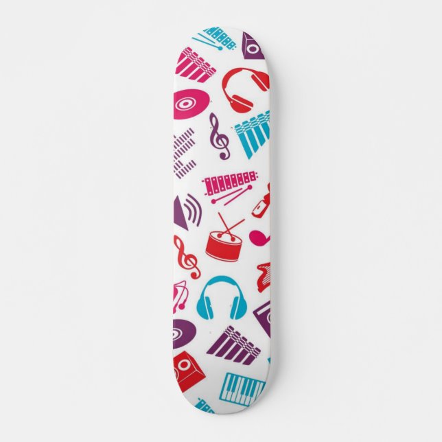 Skate Padrão de música (Frente)