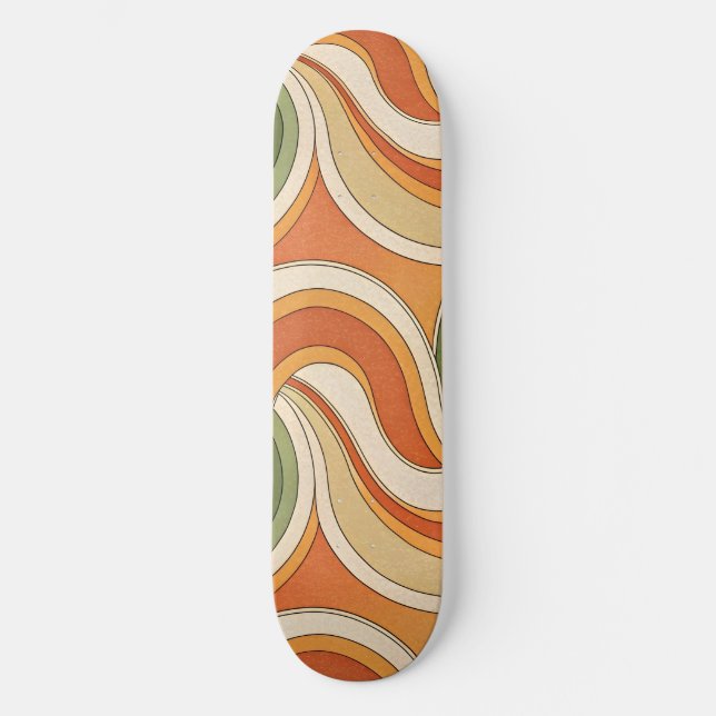 Skate Padrão de ondas mágicas (Frente)