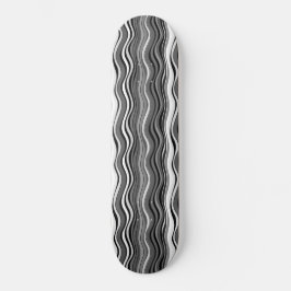 Skate Padrão de Ondulações Monocromáticas