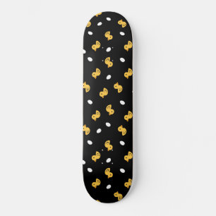 Skate Padrão de pato amarelo