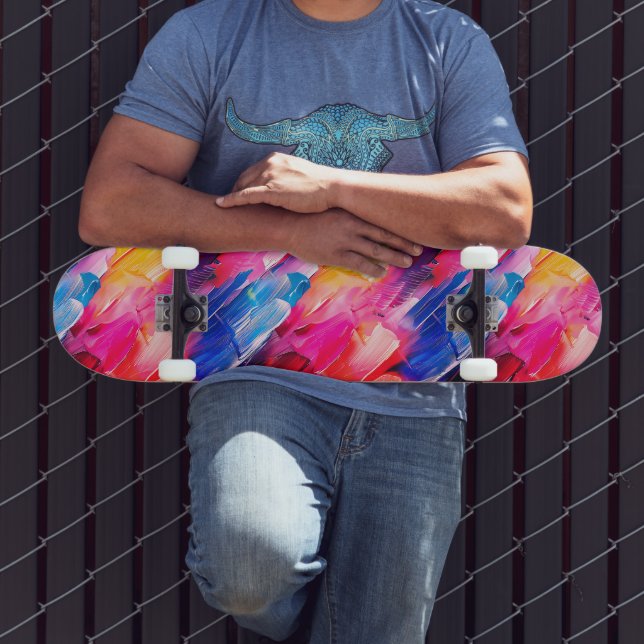 Skate padrão de pinceladas 2 (Ao ar livre 3)