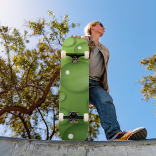 Skate Padrão de Raindrop Verde