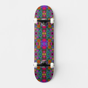 Skate Padrão de redemoinho colorido fofo