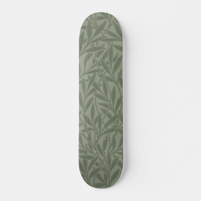 Skate Padrão de Salgueiro William Morris Antigo Verde Sa (Frente)