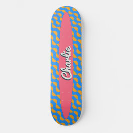 Skate Padrão de Semicírculos Brilhantes Personalizados R