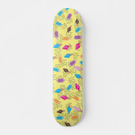 Skate Padrão de Sorvete de Verão Colorido