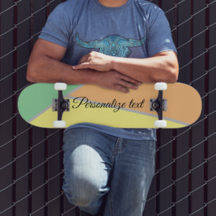 Skate Padrão de triângulos coloridos dos anos 70 Atrat